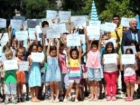 Bursaspor yüzme okulunda sertifika heyecanı