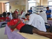 Eskişehirspor oyuncuları sağlık kontrollerinden geçti