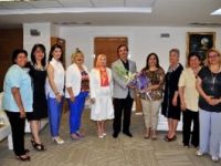 Özgen Keskin, kadın muhtarları ağırladı