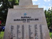Bursa’da Sarıkamış Şehitleri anıtı açıldı
